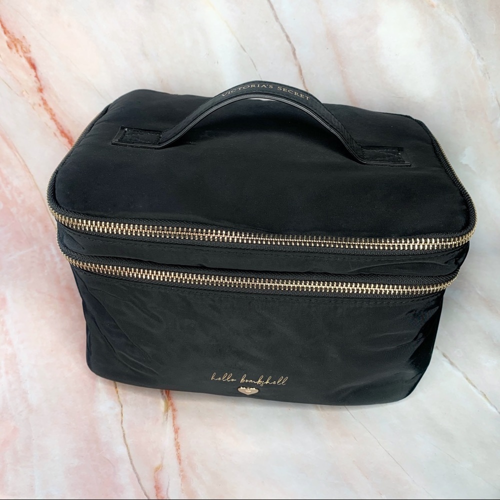 Victoria’s Secret Makeup Brush Holder Bag Black